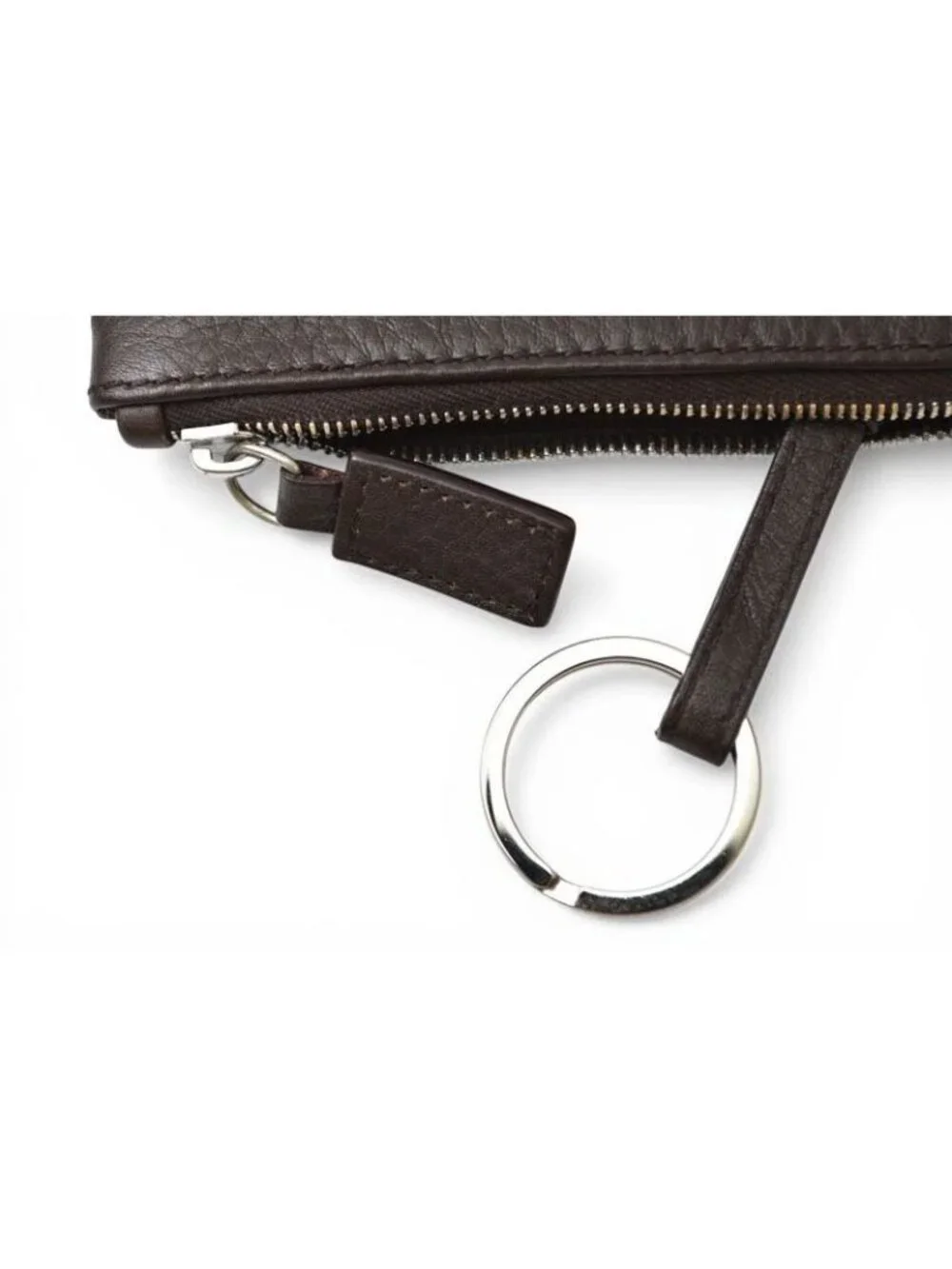 Dior Key Pouch Coin Case Street Chic Beige Brown